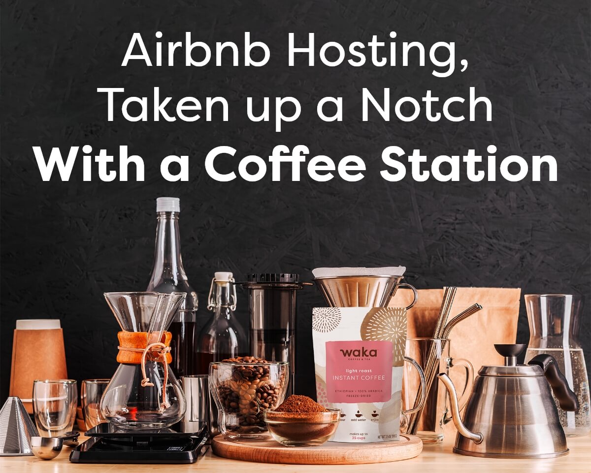 How To Create A Practical Airbnb Coffee Bar Guests Love  Coffee bar home, Coffee  bars in kitchen, Coffee bar design