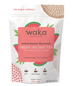 Unsweetened Watermelon Flavored Green Instant Tea 4.5 oz Bag