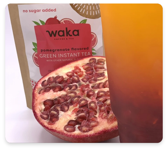 Waka Tea and Pomegranate