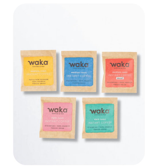 Waka Premium Instant Coffee Sample Pack (Unflavored)