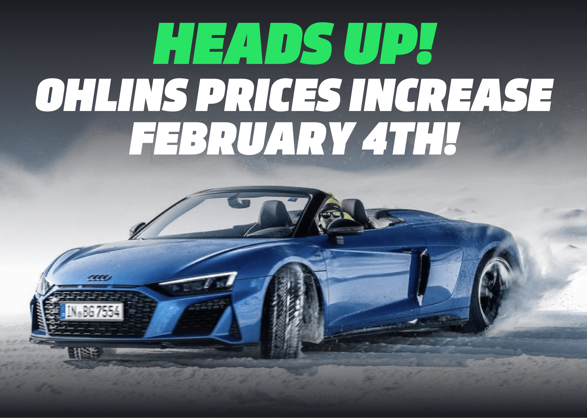 Heads Up! Ohlins Prices Increase February 4th!