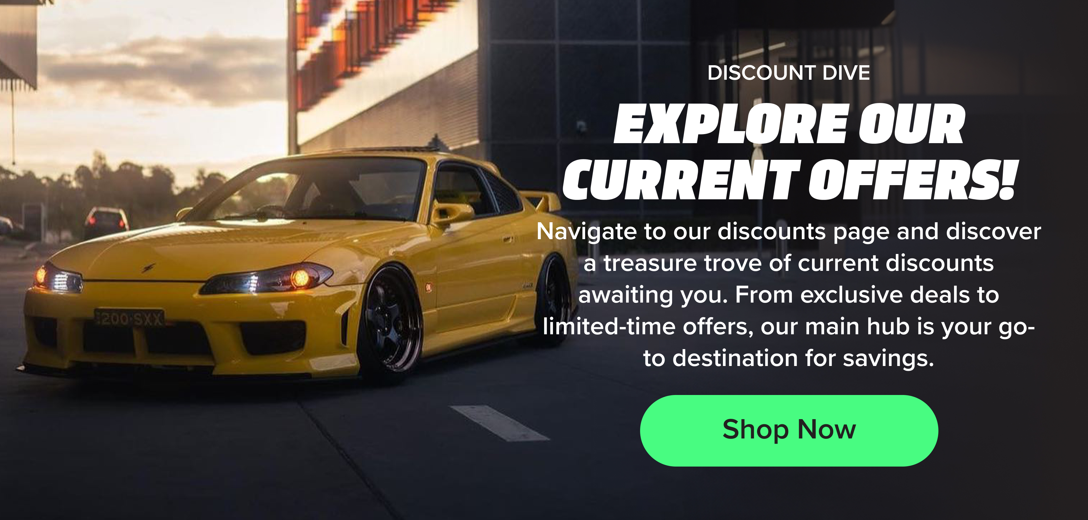 Discount Dive: Explore Our Current Offers - Navigate to our discounts page and discover a treasure trove of current discounts awaiting you. From exclusive deals to limited-time offers, our main hub is your go-to destination for savings [Shop Now]