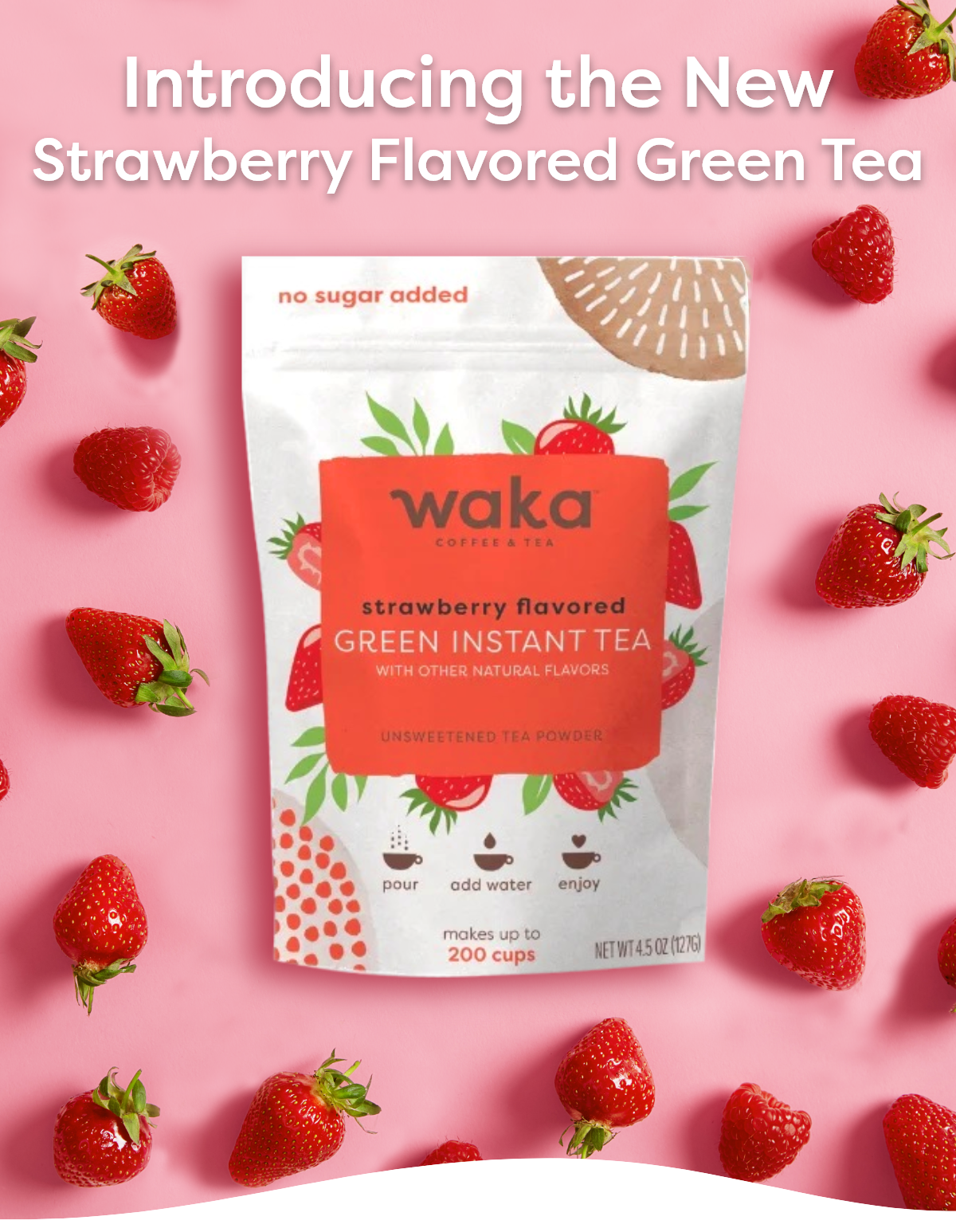 Introducing the New Strawberry Flavored Green Tea