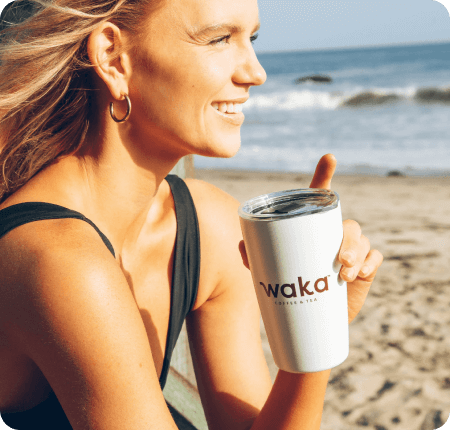 Girl Holding Waka Tumbler