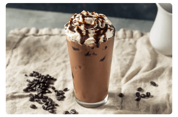 Mocha Coffee in a Glass