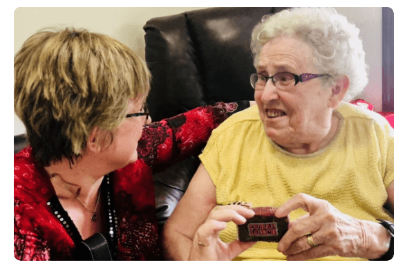 Crystal Regehr Westergard With Her Mother