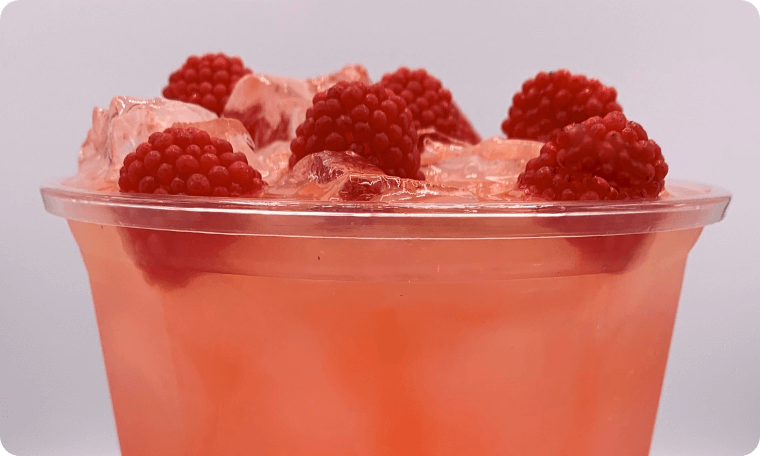 Raspberries and Ice Tea