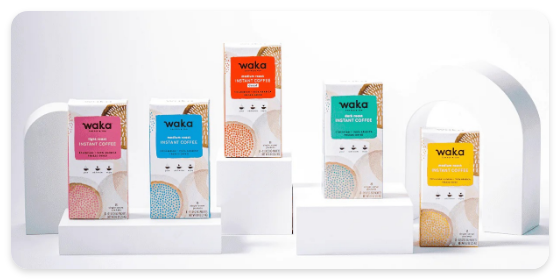 Waka Coffee packages