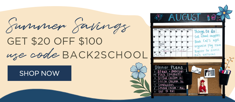 Summer Savings | Get $20 off $100 | Use Code: Back2school