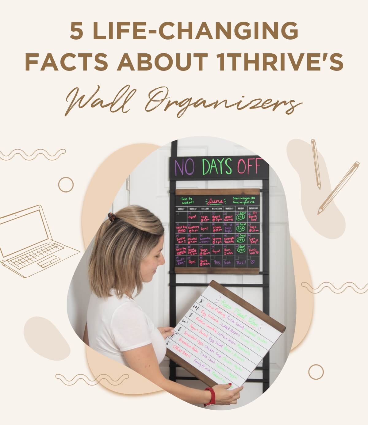 5 Life-Changing Facts About 1THRIVE's Wall Organizers