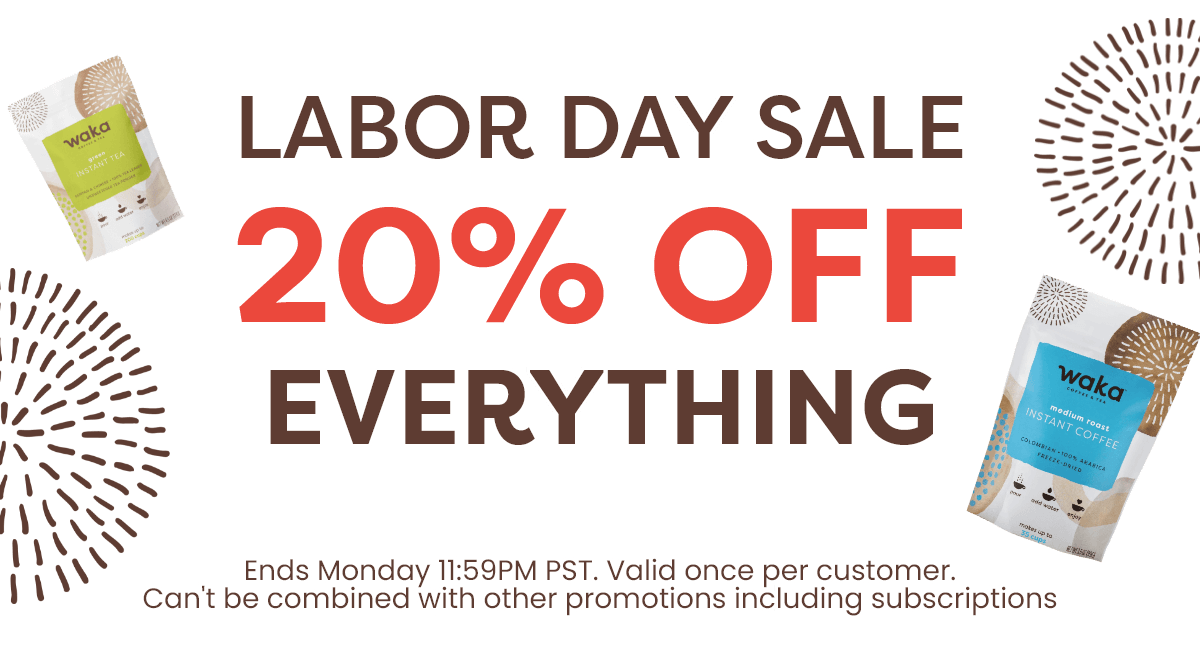 Labor Day Sale 20% off Everything