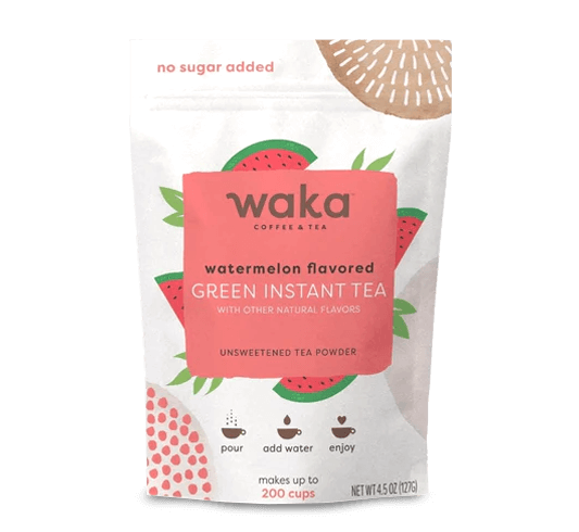 Unsweetened Watermelon Flavored Green Instant Tea