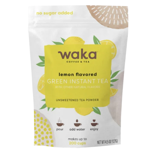 Unsweetened Lemon Flavored Green Instant Tea 4.5 oz Bag