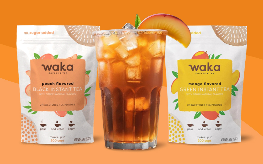 Waka Black Peach Tea & Mango Green Tea