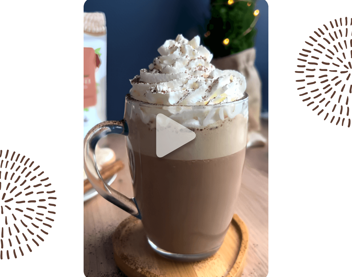 Cookie mocha in an instant