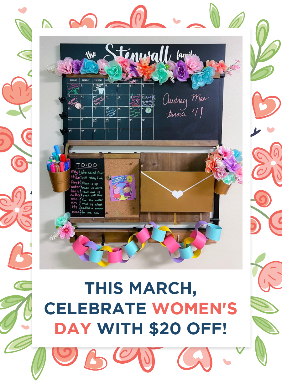 This March, Celebrate Women's Day with $20 Off!