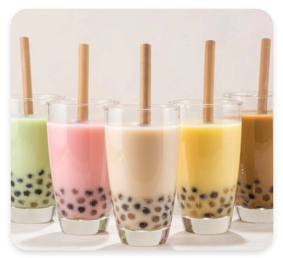 Colorful Bubble Tea