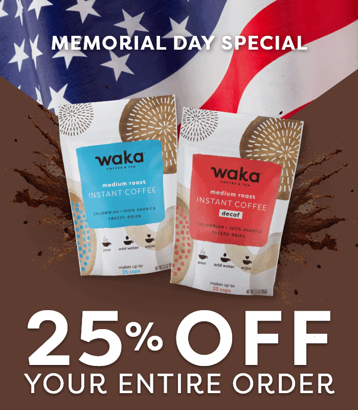 Memorial Day Special: 25% Off Your Entire Order