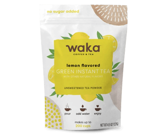 Unsweetened Lemon Flavored Green Instant Tea 4.5 oz Bag