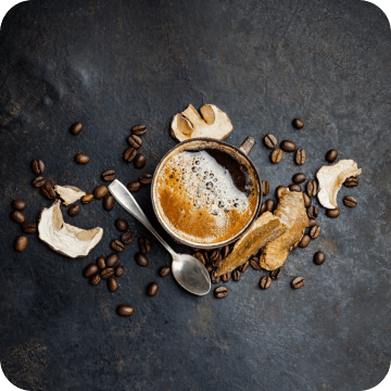 Mushroom coffee