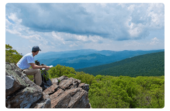 Person Enjoying the Shenandoah National Park | Courtesy National Park Service