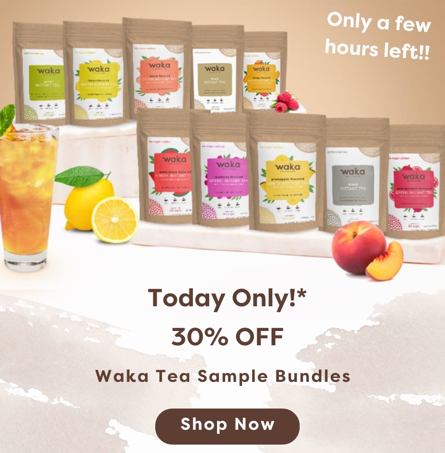 30% off Waka Tea Sample Bundles