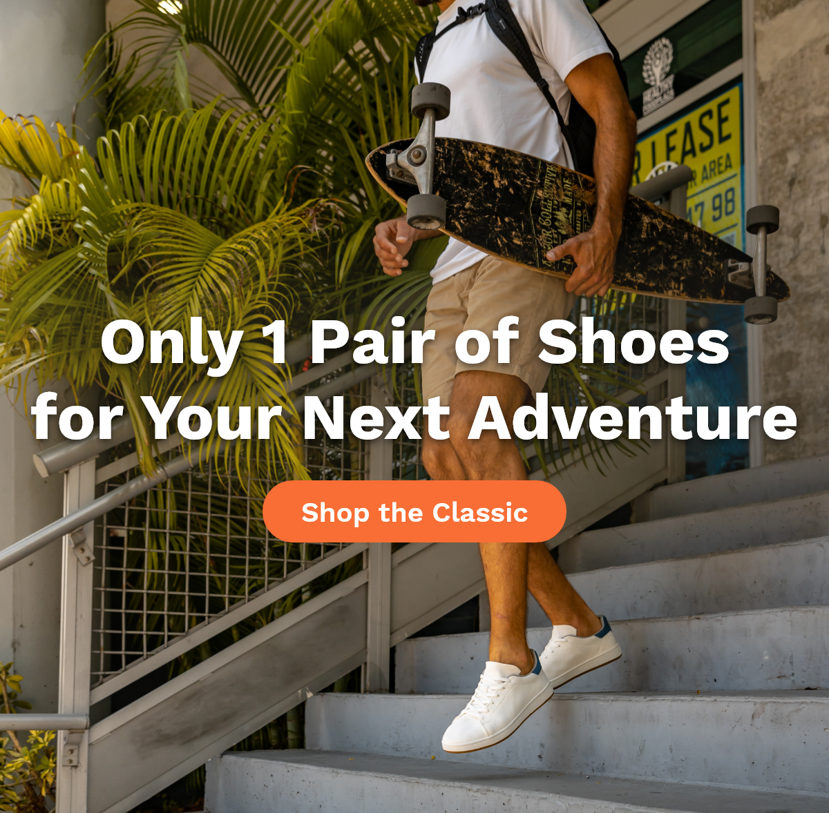 Only 1 pair of shoes for your next adventure [Shop the Classic]
