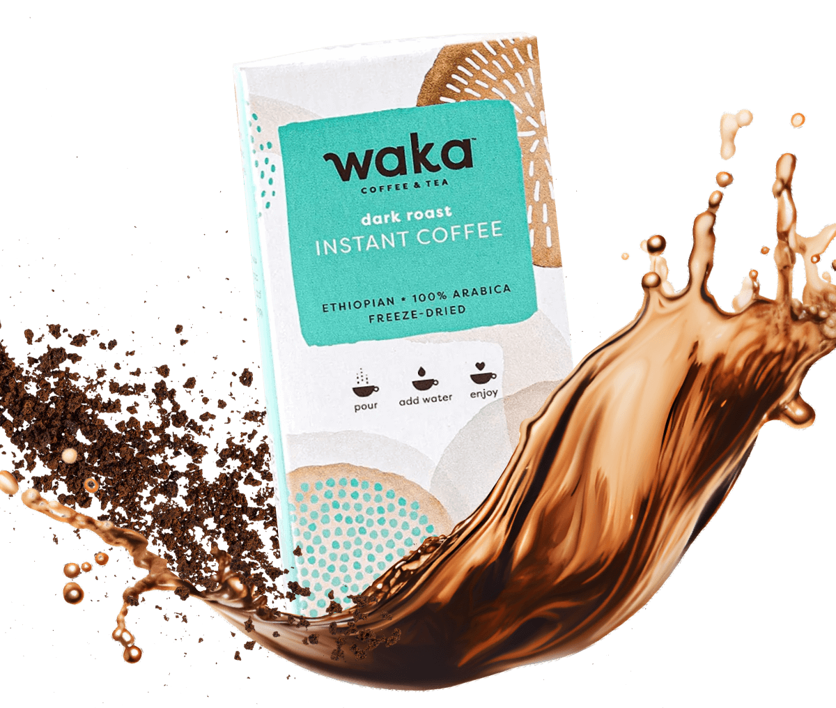 Waka Dark Roast Instant Coffee