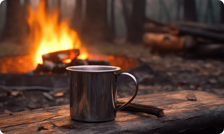 Coffee Mug by the Campfire | Image