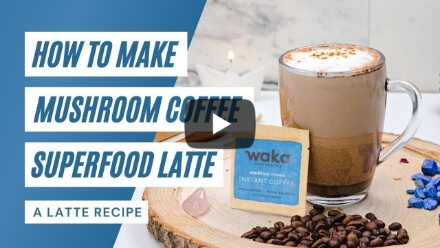 Mushroom Coffee Superfood Latte | #recipe | Video