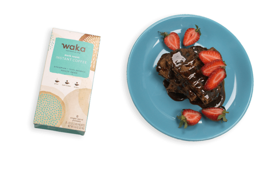 Waka Ethiopian Coffee & Chocolate Mocha Waffles