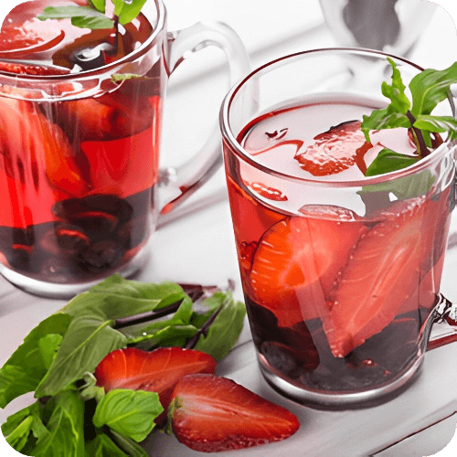 Tea With Strawberry