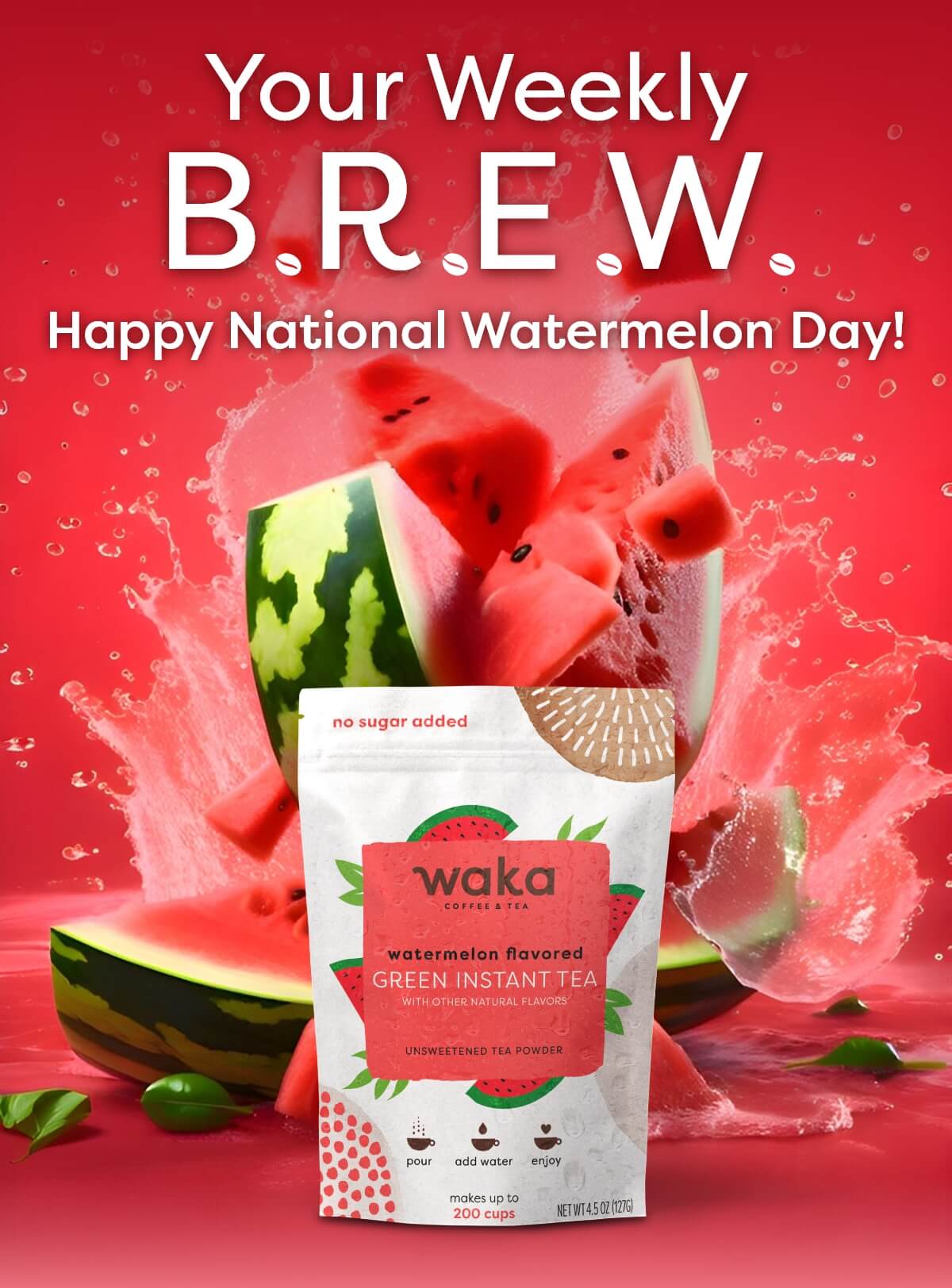 Your Weekly B.R.E.W | Happy National Watermelon Day!