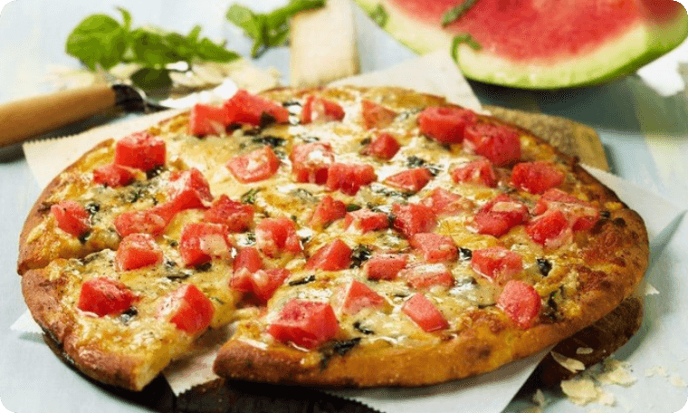 Watermelon on Pizza