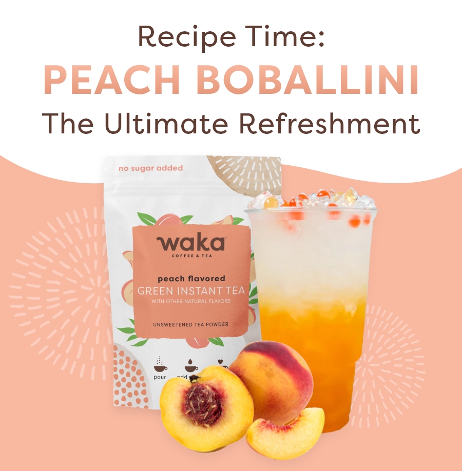 Recipe Time: Peach Boballini The Ultimate Refreshment