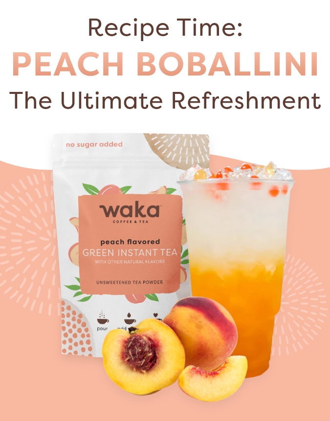 Recipe Time: Peach Boballini The Ultimate Refreshment