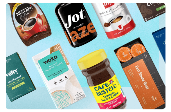 Instant Coffee Packages From Different Brands | Wesley Hall