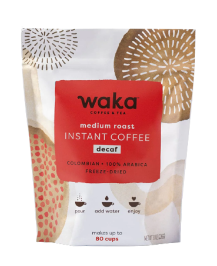 Medium Roast Colombian Decaffeinated Instant Coffee 8 oz Bag