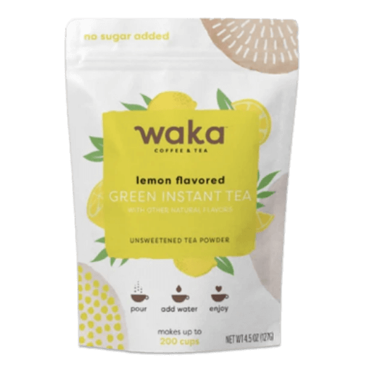 Unsweetened Lemon Flavored Green Instant Tea 4.5 oz Bag