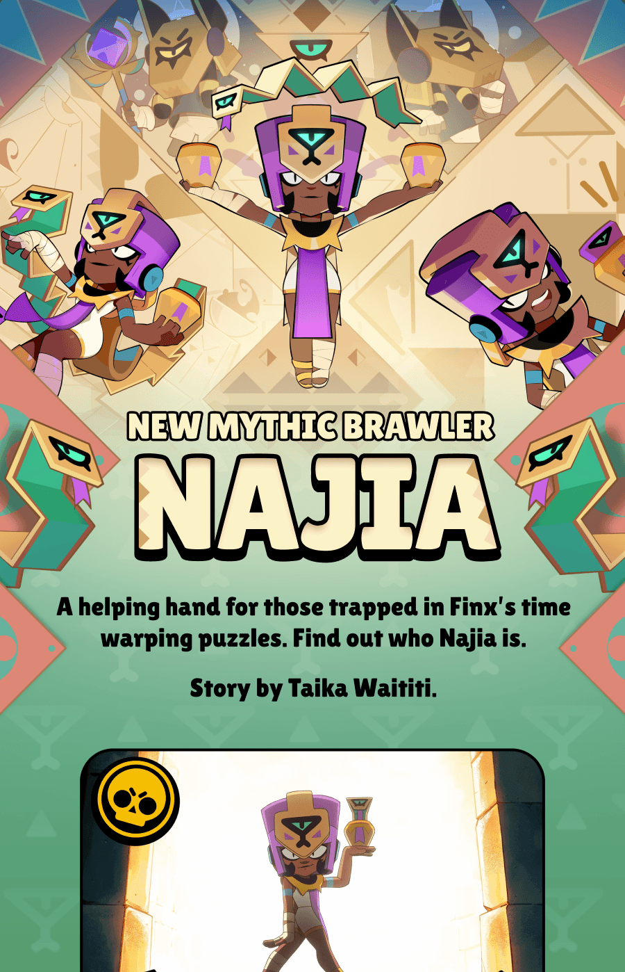 NEW MYTHIC BRAWLER NAJIA!