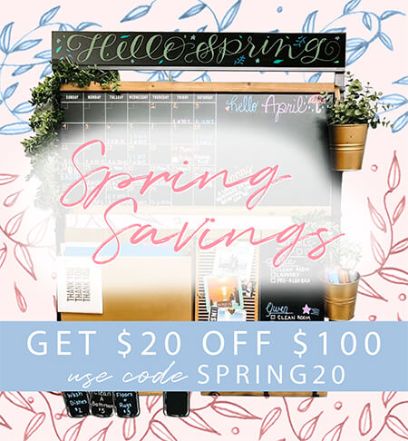 Spring Savings - GET $20 OFF $100 use code SPRING20