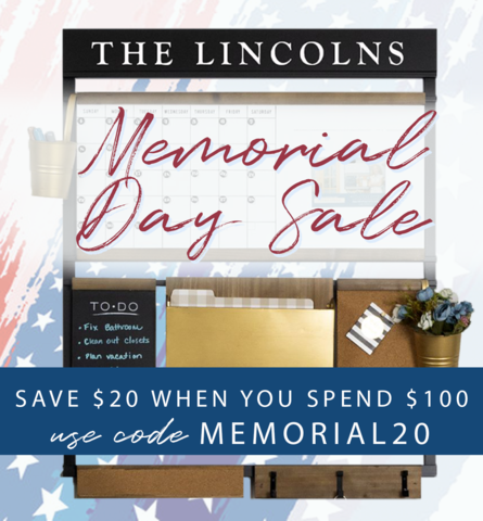 Memorial Day - Save $20 when you spend $100 - USE CODE MEMORIAL20