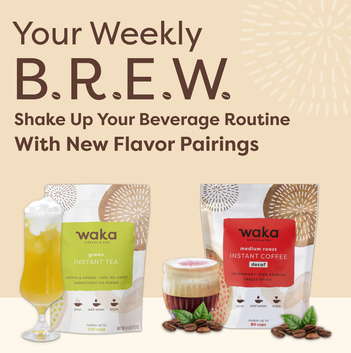 Your Weekly B.R.E.W.  Shake Up Your Beverage Routine with New Flavor Pairings