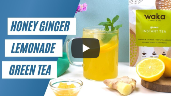 Honey Ginger Lemonade Green tea | Video