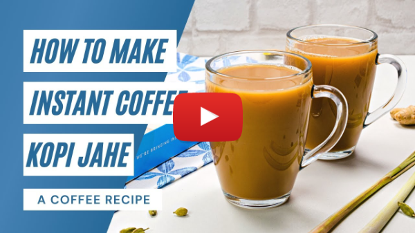 How to Make Instant Coffee Kopi Jahe